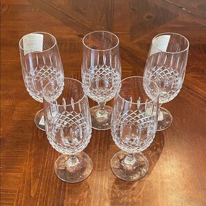 Mikasa Clear Crystal Glass Set
